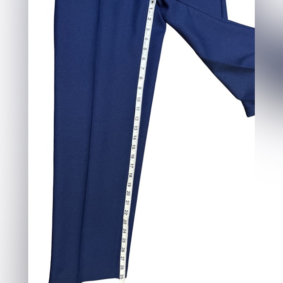 Bend Over Levi Strauss Navy Blue Sz 10 Petite NWT Vintage USA Trousers office - Picture 13 of 13